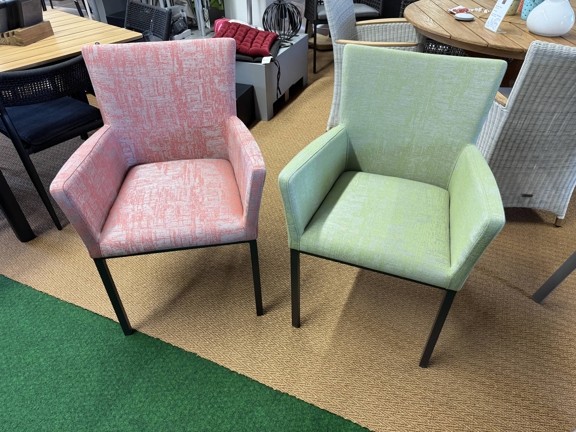 Sessel mit Outdoorstoff