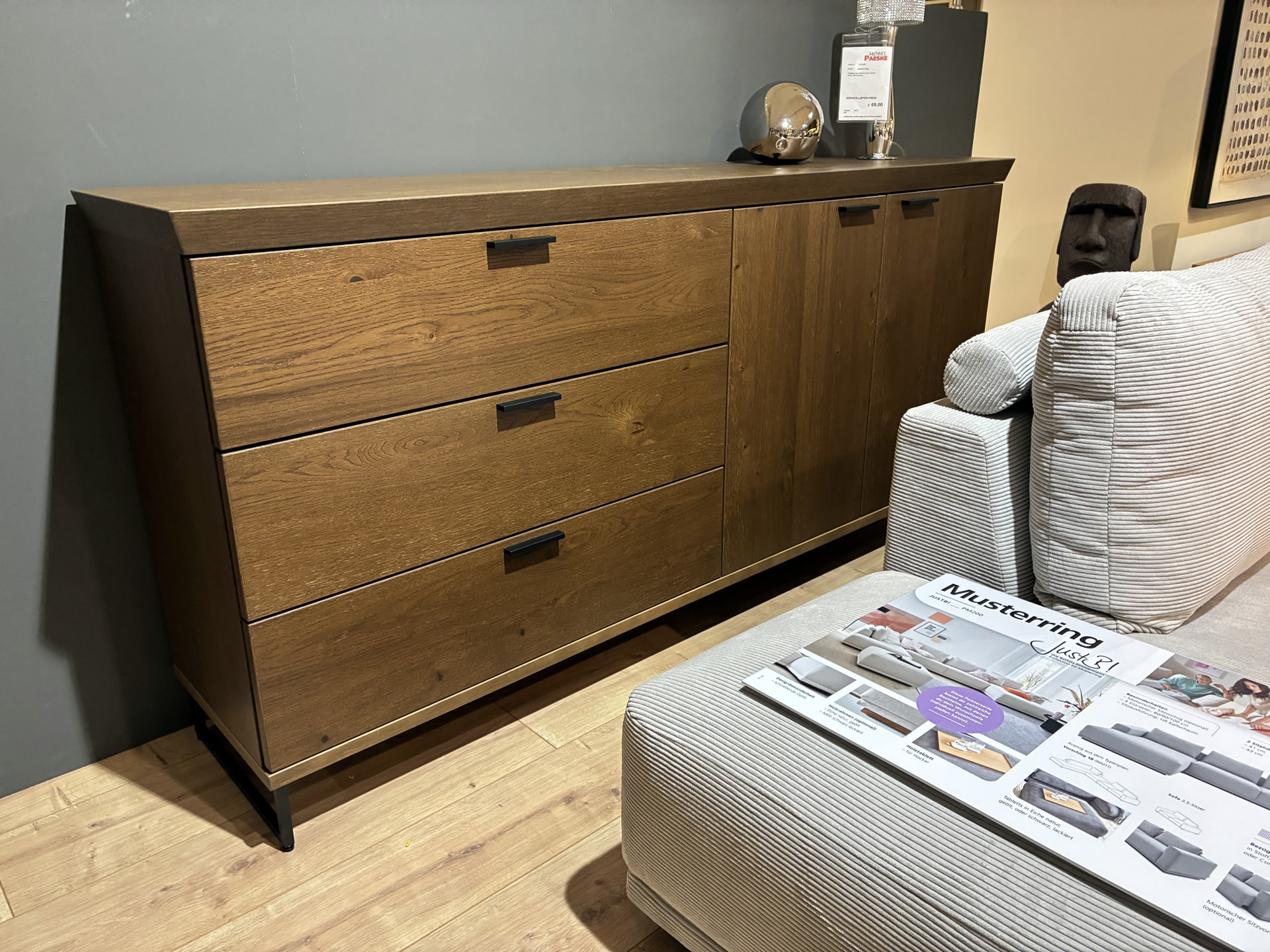 Sideboard SIENA in Asteiche bourbon